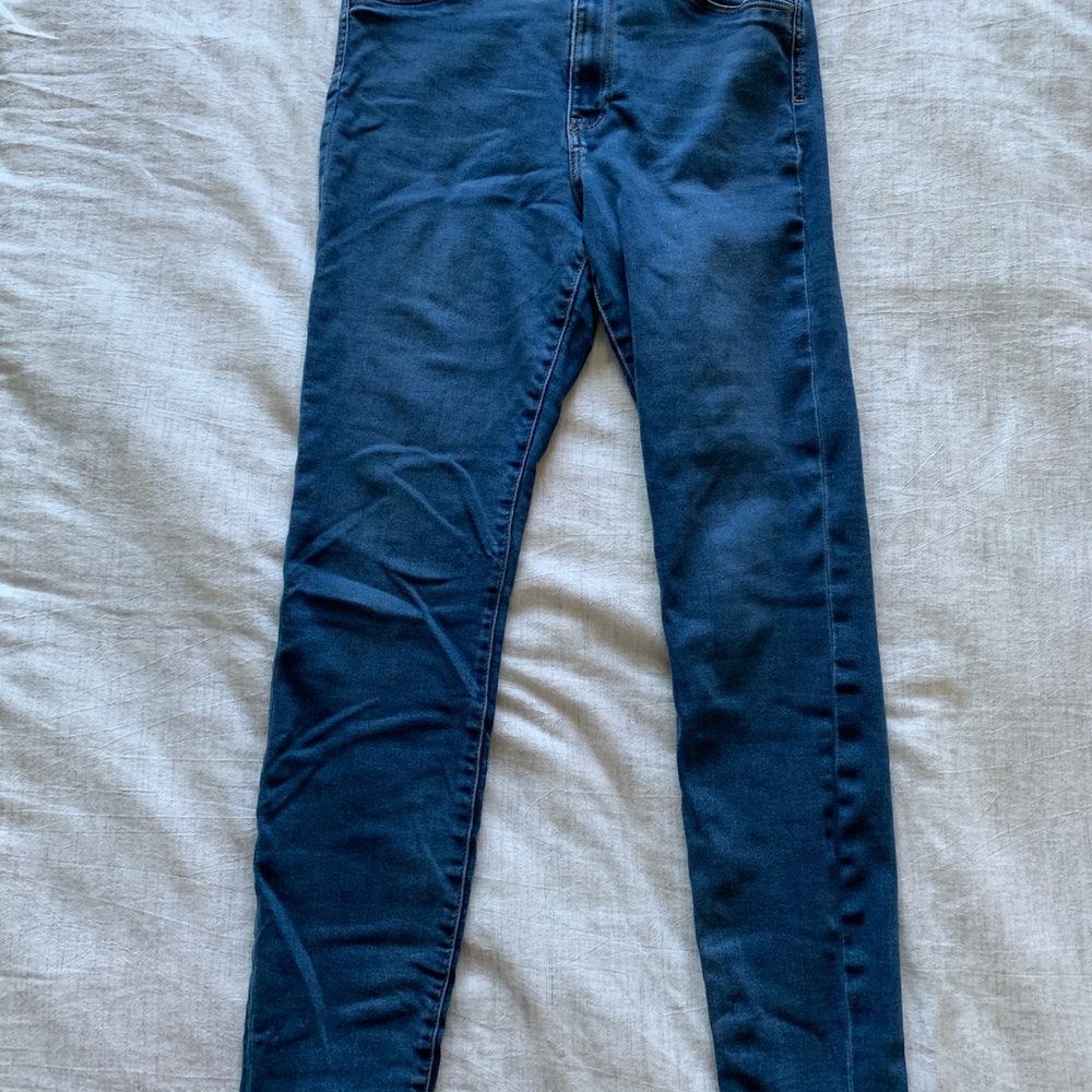 Blue Skinny Jeans with Stretchy Fit